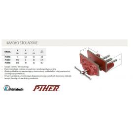 PIHER, imadło stolarskie przenośne 15 x 12 cm, 2,75 kg (P54004) 2