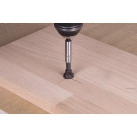 Wolfcraft Pogłębiacz z wyrzutnikiem gratu 8mm (4370000) 2