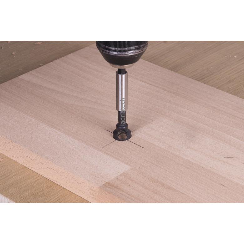 Wolfcraft Pogłębiacz z wyrzutnikiem gratu 8mm (4370000)