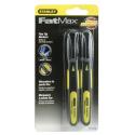STANLEY Marker czarny standard Fatmax 2 szt (47-312)