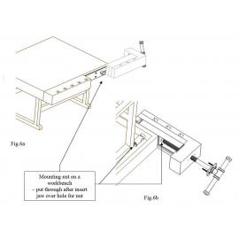 YORK Śruba stolarska stołowa z płaskim prowadzeniem (HV581) 2