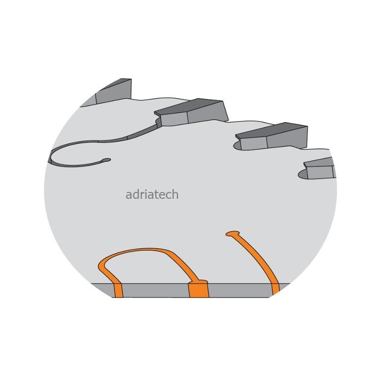 CMT Piiła chromowana wyciszona z zębem typu " na przemian skos" D-250 F-30 zębów 60  (285.660.10M)