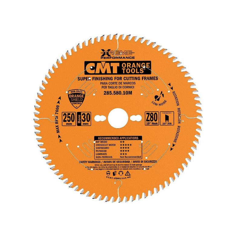 CMT Piła wykończeniowa do ramek 250mm (258.580.10M)