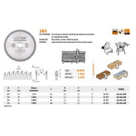 CMT Piła do cięcia paneli dwustronnie laminowanych 350mm (283.108.14M) 2