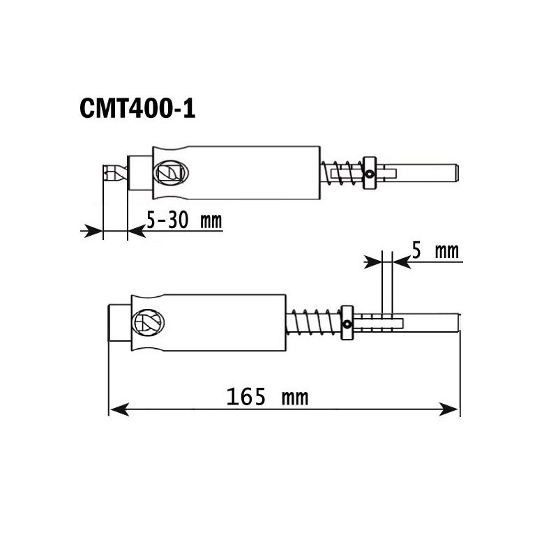 CMT Uchwyt wiercący 5-30 mm do użytku z wiertłami serii 306 (CMT400-1)