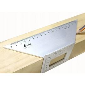 SHINWA kątownik 3D podwójny 45 stopni japoński (62114)