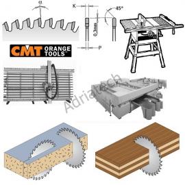 CMT Piła do płyty laminowanej D-220 F-30 zębów 64 (281.064.09M) 2