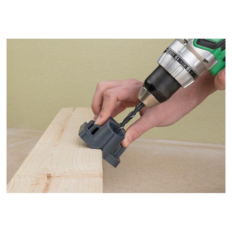 Wolfcraft przenośna prowadnica wiertarska do wierteł cylindrycznych i Forstnera (4686000)