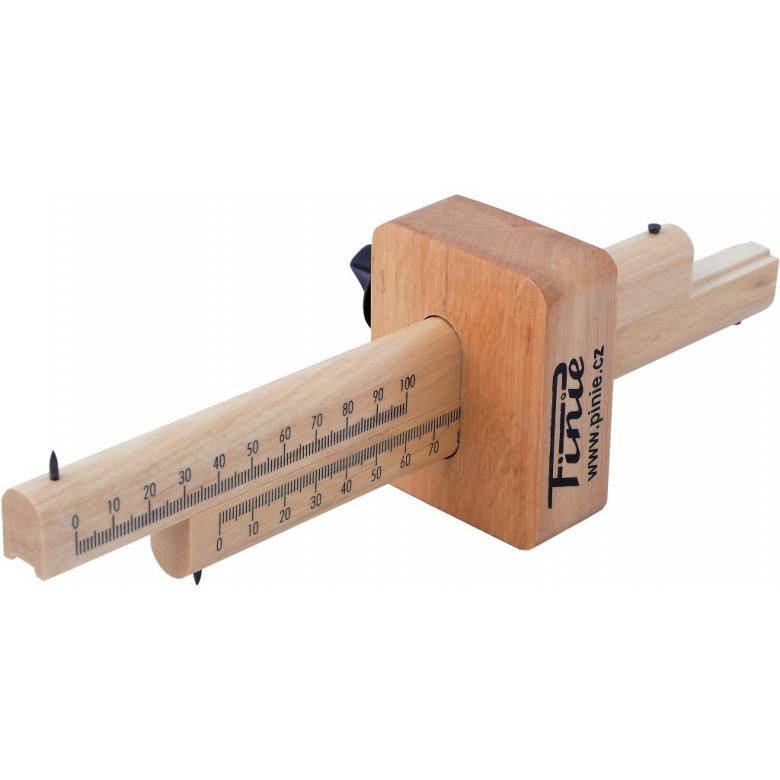 PINIE Znacznik stolarski podwójny 170mm z podwójną śrubą (41-3)
