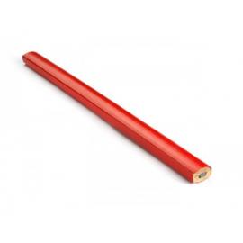 Ołówek ciesielski czerwony 175 mm