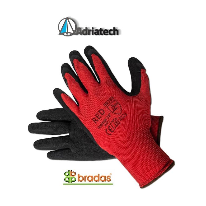Rękawice LATEC9 czerwono-czarne, rozmiar 9 (BRLATEC9)