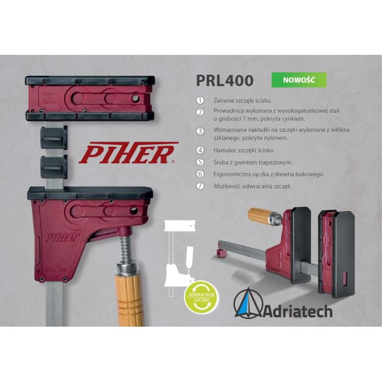 PIHER ścisk stolarski pełnopowierzchniowy PRL 400 30cm (P02630)