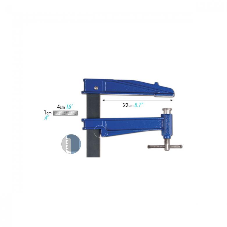 Ścisk stolarski model S  wysięg 22cm PHP15020