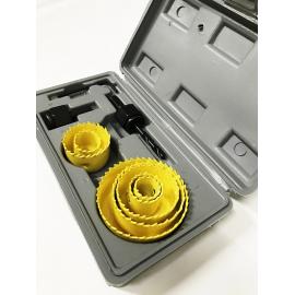 PROTECO Otwornice 19÷64 mm do drewna i gipskartonu - zestaw 7szt (42.02-10179) 2