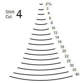 KIRSCHEN Dłuto rzeźbiarskie proste wklęsłe profil 4 szerokość 6mm (3104006) 2