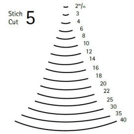 KIRSCHEN Dłuto rzeźbiarskie proste wklęsłe profil 5 szerokość 6mm (3105006) 2