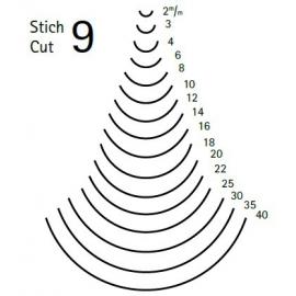 KIRSCHEN Dłuto rzeźbiarskie proste wklęsłe profil 9 szerokość 6mm (3109006) 2