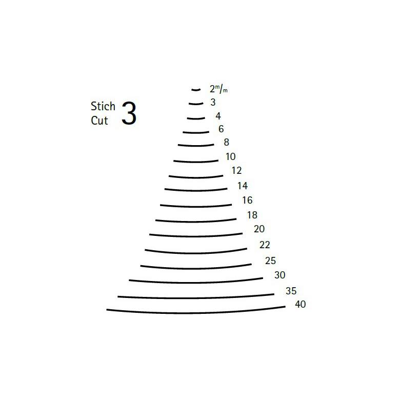 KIRSCHEN Dłuto rzeźbiarskie wygięte wklęsłe profil 3 szerokość 30mm (3112030)