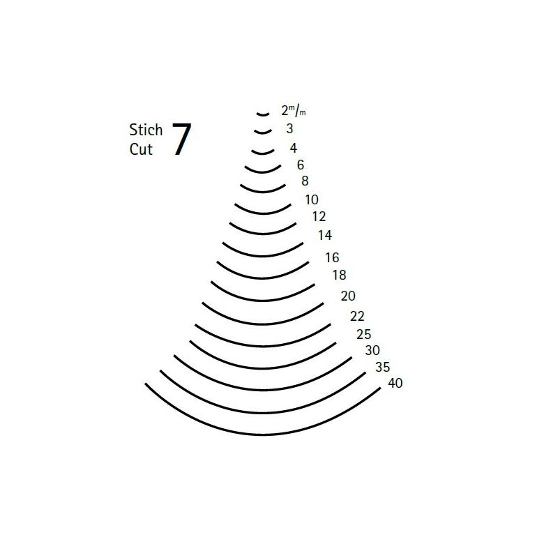 KIRSCHEN Dłuto rzeźbiarskie wygięte wklęsłe profil 7 szerokość 12mm (3116012)