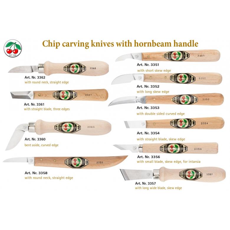 KIRSCHEN Nóż rzeźbiarski snycerski 3362000 kształt 4