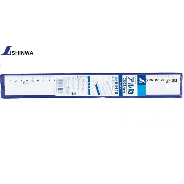 Shinwa linijka aluminiowa 30 cm 65418