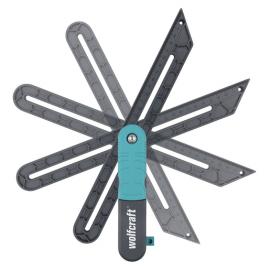 Wolfcraft kątownik do odwzorowywania kształtów narożnika pomieszczenia 6958000 2