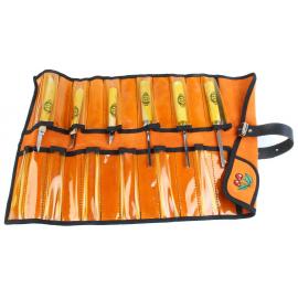 KIRSCHEN Etui na narzędzia  i dłuta mikrofibra 12 kieszeni (3565000)