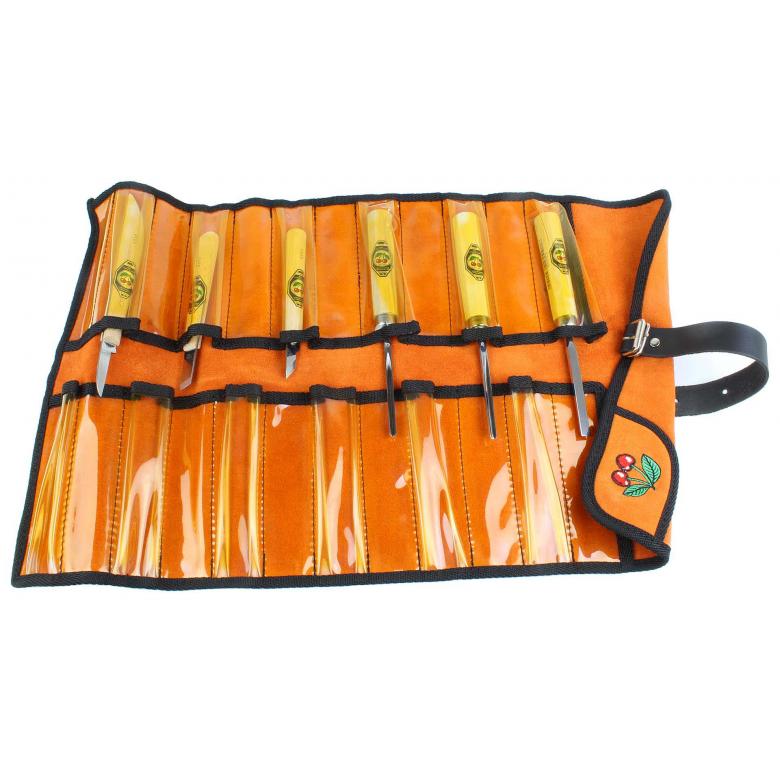 KIRSCHEN Etui na narzędzia  i dłuta mikrofibra 12 kieszeni (3565000)