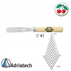 KIRSCHEN Dłuto rzeźbiarskie proste typu V profil 41 szerokość 18mm (3141018) 2