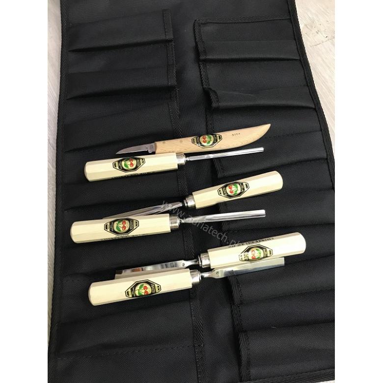 KIRSCHEN Zestaw dłuta snycerskie 6 szt w etui (3686000)