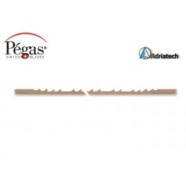 Pegas Brzeszczoty do miękkiego drewna DOUBLE SKIP rozm. 8 130mm 11,9 zęba/cal 12 szt (90.529 2