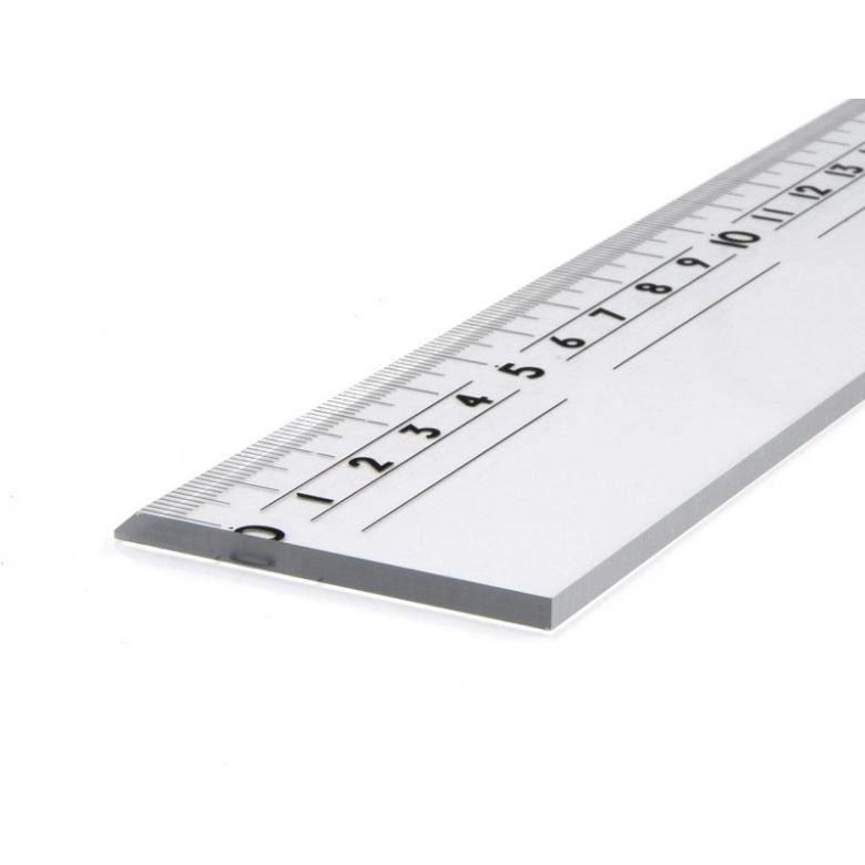 SHINWA Linijka z tworzywa przeźroczysta 45cm (75329)