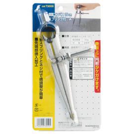 SHINWA cyrkiel nastawny ze sprężyną 150 mm  (73059) 2