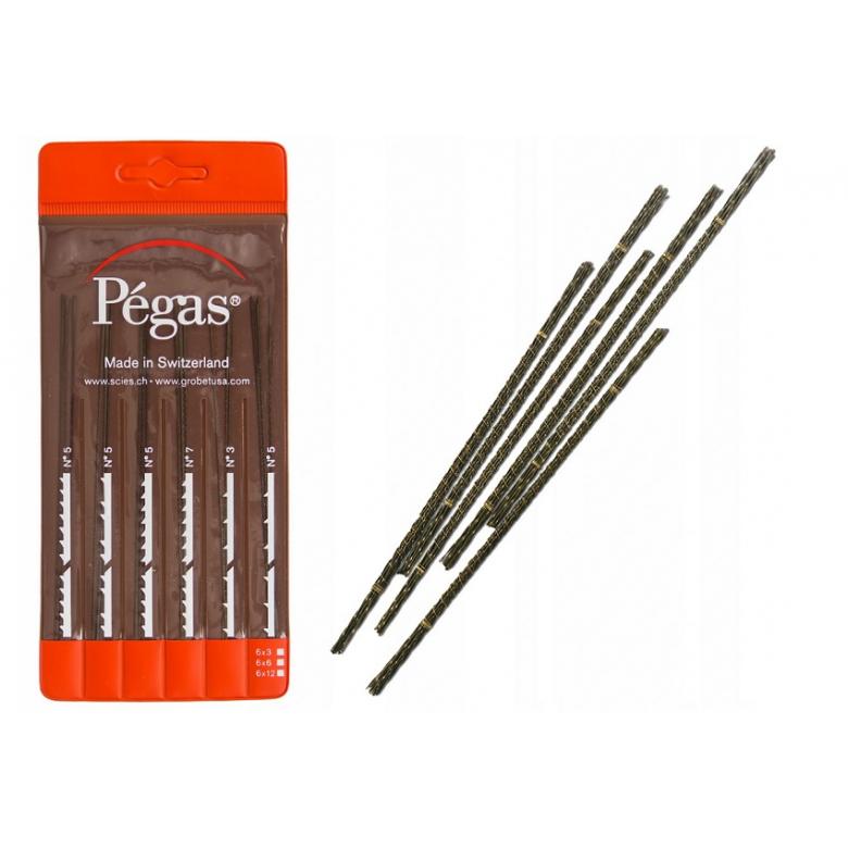 PEGAS mix brzeszczotów do drewna twardego i miękkiego różne rodzaje i wielkości 18 szt 90.6x3