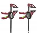 PIHER ścisk szybkomocujący stolarski Mini Quick 10cm 2szt (P52015)