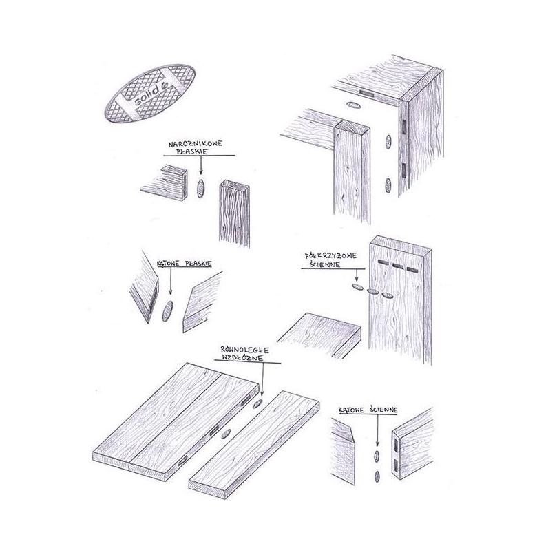 Lamelki 1000 szt rozmiar 10  56x23x4mm (160-101000 S)