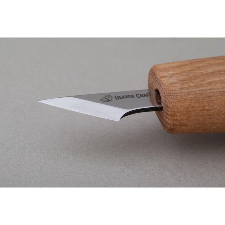 BeaverCraft Mały nóż do rzeźby geometrycznej C11s
