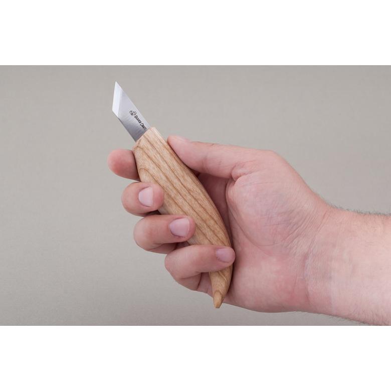 BeaverCraft Nóż snycerski ostrze skośne C12