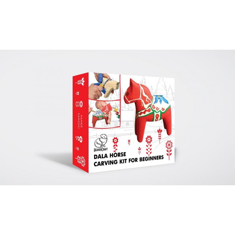 Beavercraft Zestaw do rzeźbienia Hobby konik DIY02