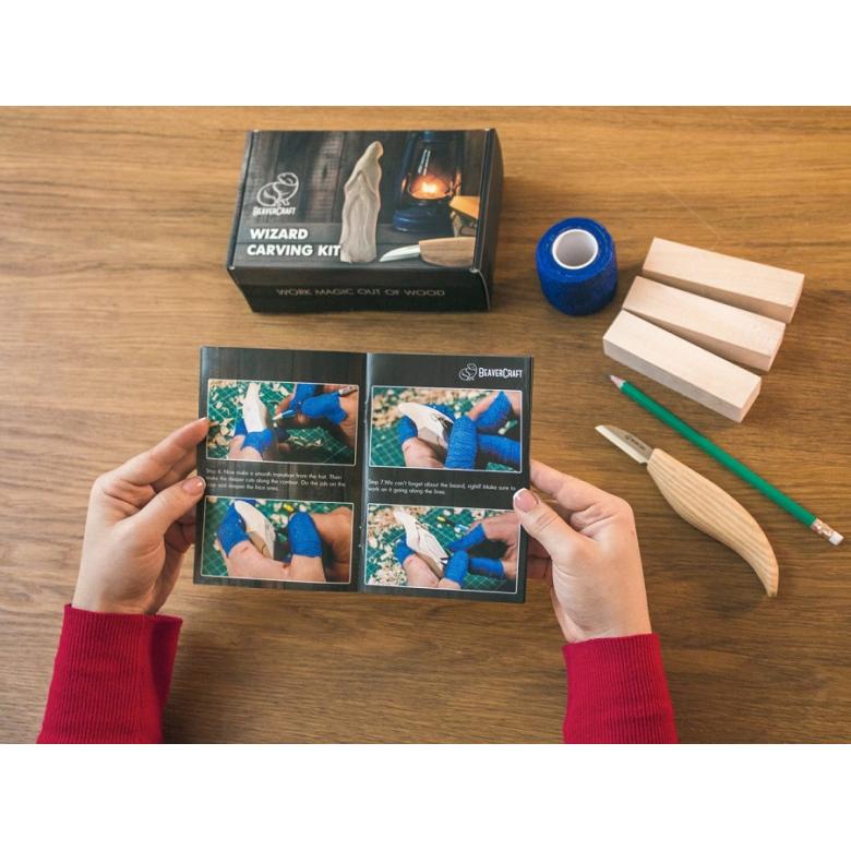 Beavercraft Zestaw do rzeźbienia Hobby czarodziej DIY03