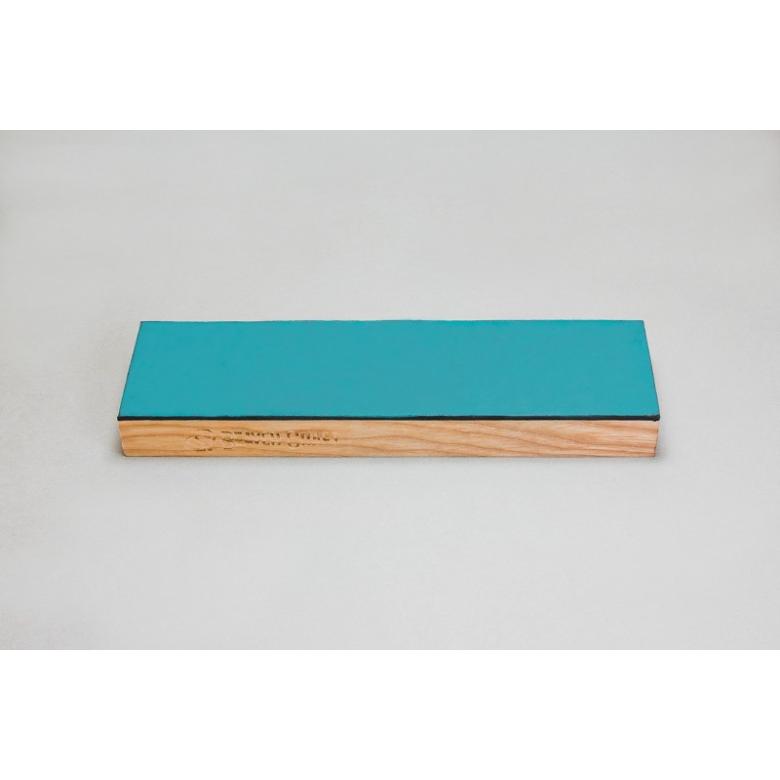 Beavercraft Jednostronna polerka ze skóry bydlęcej na drewnie w komplecie z pastą polerską zieloną (25g) LS4P1