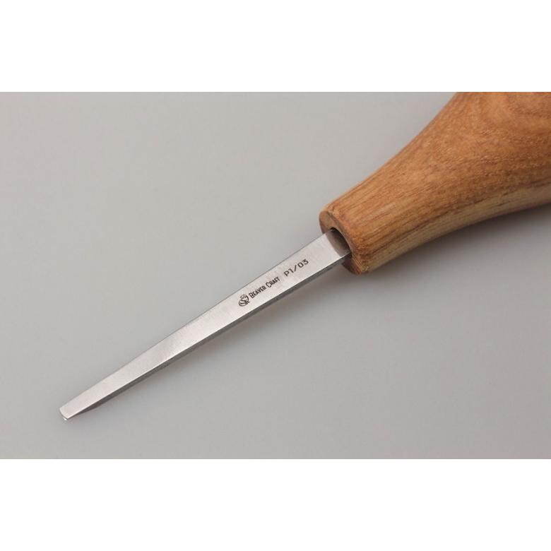 Beavercraft Dłuto do drzeworytu proste profil 1 3mm P1/03