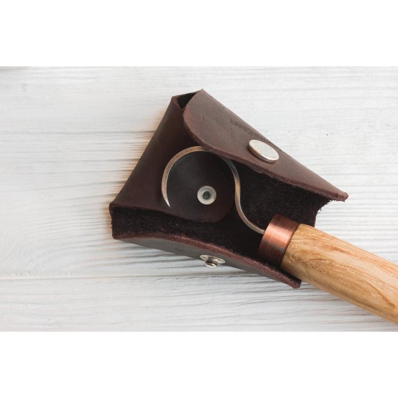 Beavercraft etui pochwa skórzana do noży łyżeczkowych SH2