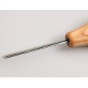 Beavercraft Dłuto do drzeworytu proste profil V 2mm P12/02