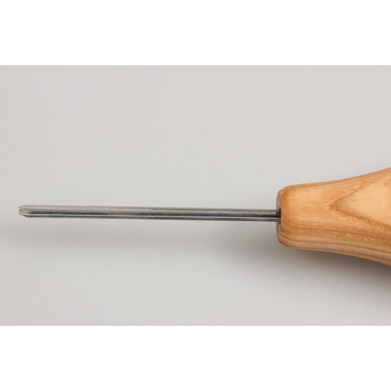 Beavercraft Dłuto do drzeworytu proste profil V 2mm P12/02