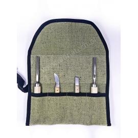 Beavercraft etui na dłuta z płótna TR4 2