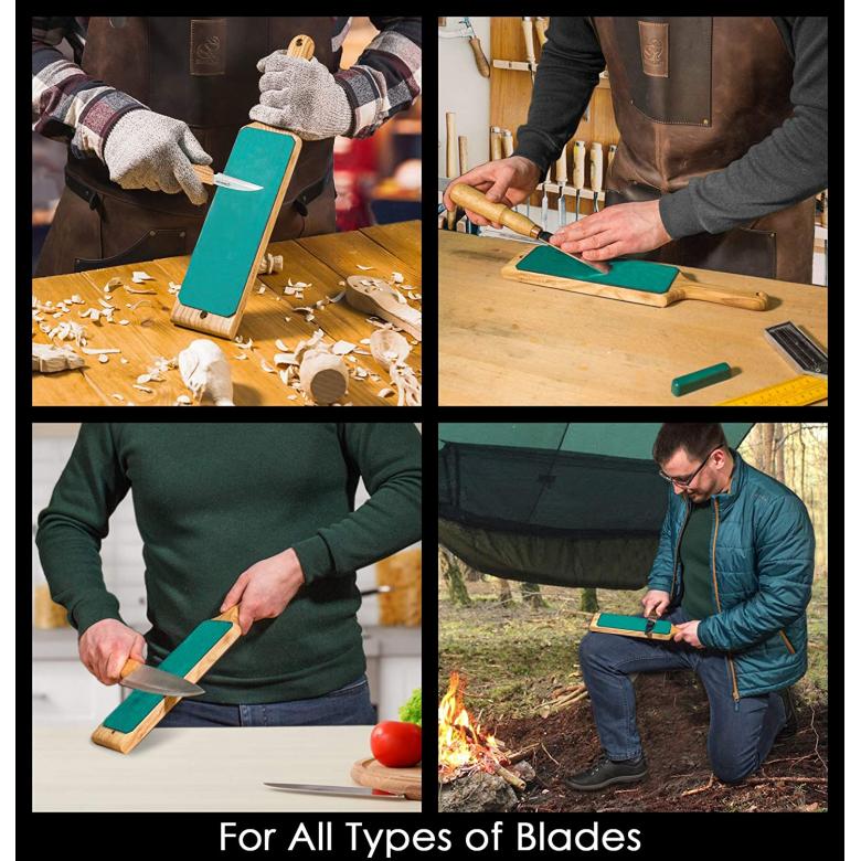 Beavercraft Dwustronna polerka ze skóry bydlęcej długa LS3