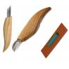 Beavercraft Zestaw noży do ryzowania (2 noże+akcesoria polerskie) SO4