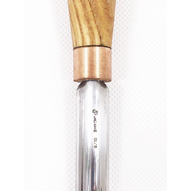Beavercraft Dłuto rzeźbiarskie żłobak profil 9 proste 10mm K9/10