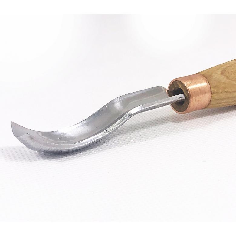 Beavercraft Dłuto rzeźbiarskie żłobak profil 8 wygięte 14mm K8a/14
